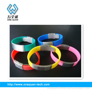 Trade Assurance gold supplier silicon id sport bracelets kids